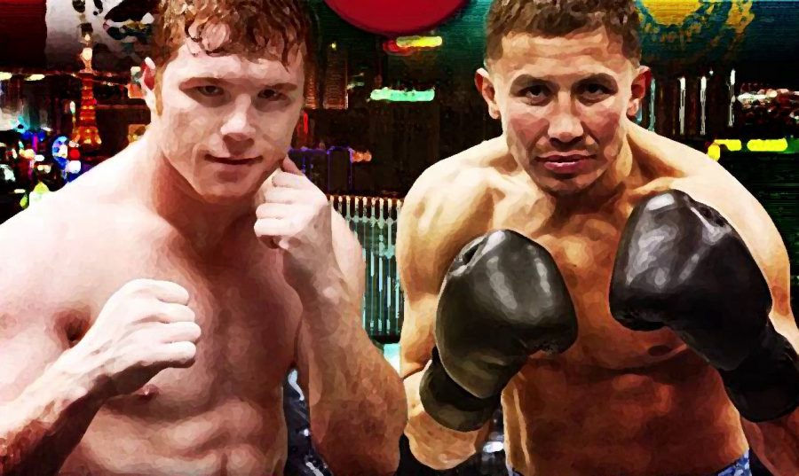 Gennady+GGG+Golovkin%2C+left%2C+and+Saul+Canelo%2C+right.