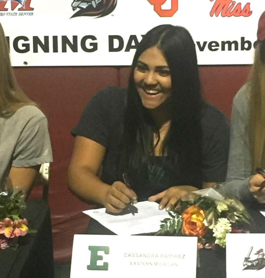 Softball star Cassandra Ramirez signs letter of intent with major college