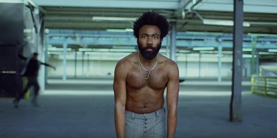 34 year-old rapper, Childish Gambino is starting conversations with new music video. 