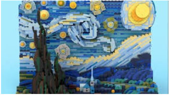 Van Goghs Starry Night recreated as Lego Set!