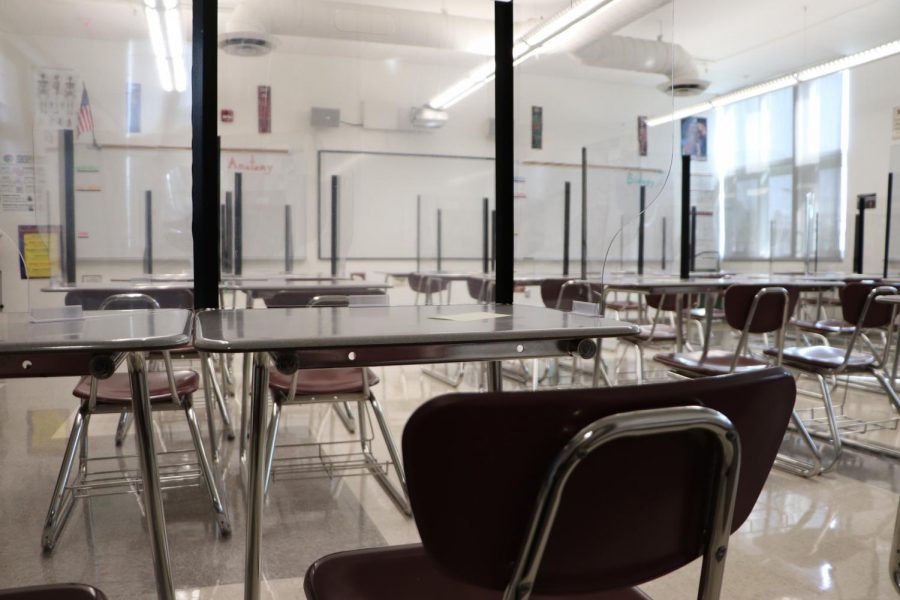 Classrooms are set up for students to return, but should they?