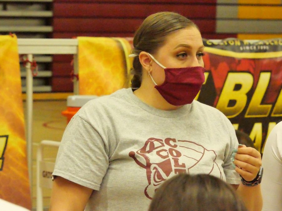Volleyball Head Coach Sarah Vasquez focuses on teaching her students about more than just the game.