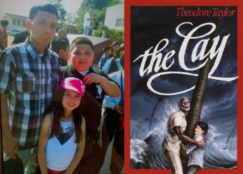 The author, with her older brother, BJ (left), began seeing the world through his eyes after reading Theodore Taylors novel, The Cay.