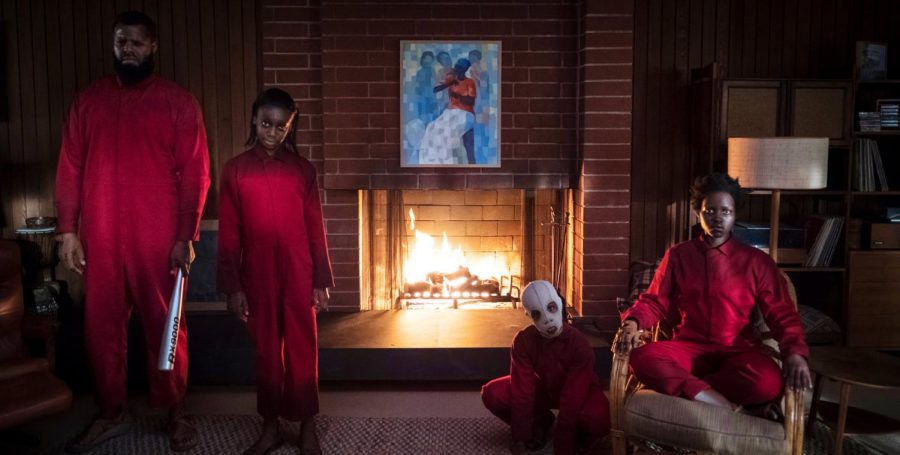In Jordan Peeles Us, a family finds themselves under siege by angry, red jumpsuit-clad versions of . . . themselves.