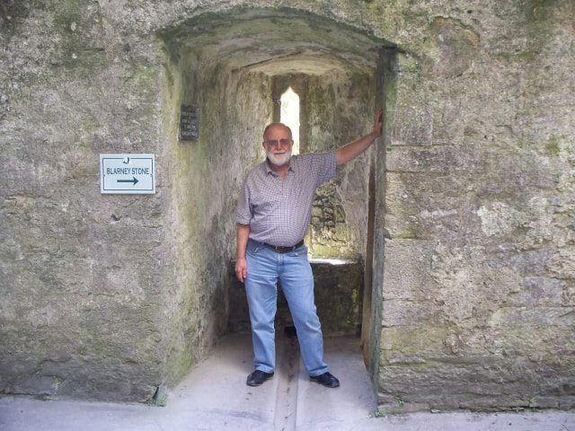 James Williams, shown here at the Blarney Stone in Ireland in 2012, passed away on Oct. 29 at the age of 75.