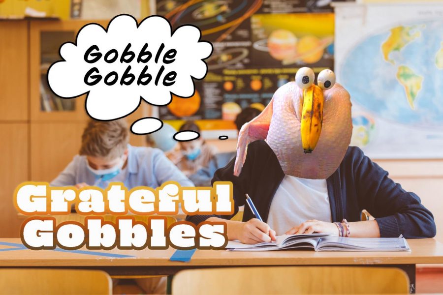The CHS community is showing gratitude all November in daily Grateful Gobbles
