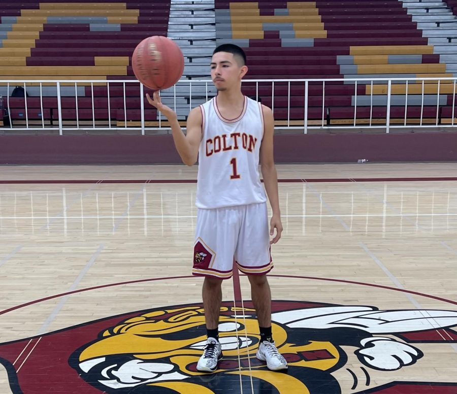 Devin Torrez, CHS junior, is captain of the boys’ varsity basketball team.