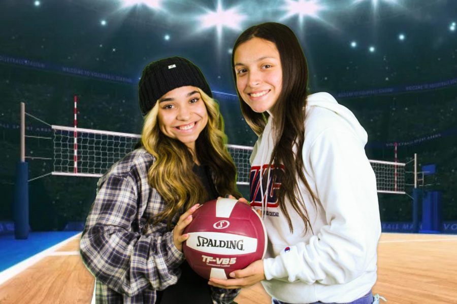Seniors Elena Torrero (libero) and Marissa Herrera (setter) were both named to the 2021 All-Skyline League Volleyball team.