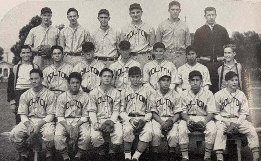 The 1941 Colton Baseball squad was the top team in the Tri-County League.