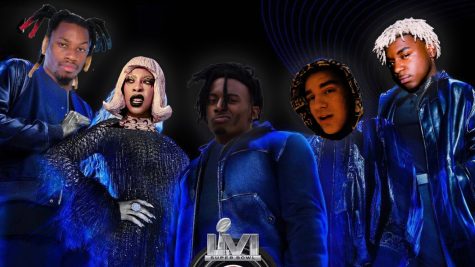 It only took 30+ years for hip hop and rap to take center stage at the Super Bowl. We are looking to the future. From left: Denzel Curry, Rico Nasty, Playboi Carti, Yeat, and Ken Car$on.