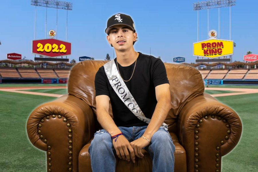 Sergio Lomeli loves baseball, and is hoping to be crowned the 2022 Prom King.