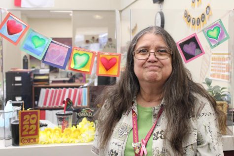Marie Anderson has worked at Colton High School for the last 13 years as a secretary for the assistant principal staff. I want to retire from Colton High School, she says.