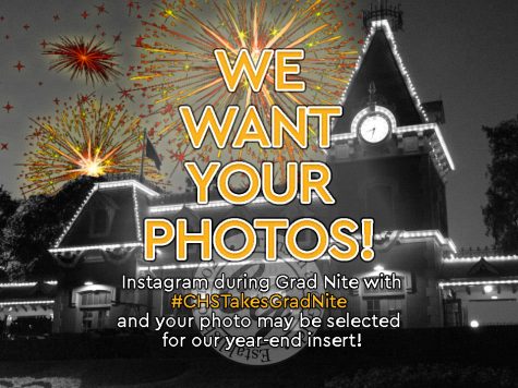 CHS Yearbook is offering seniors the opportunity to share their photos from Grad Nite in the 2022 Spring Snapshot, a 36-page quarter 4 yearbook insert.