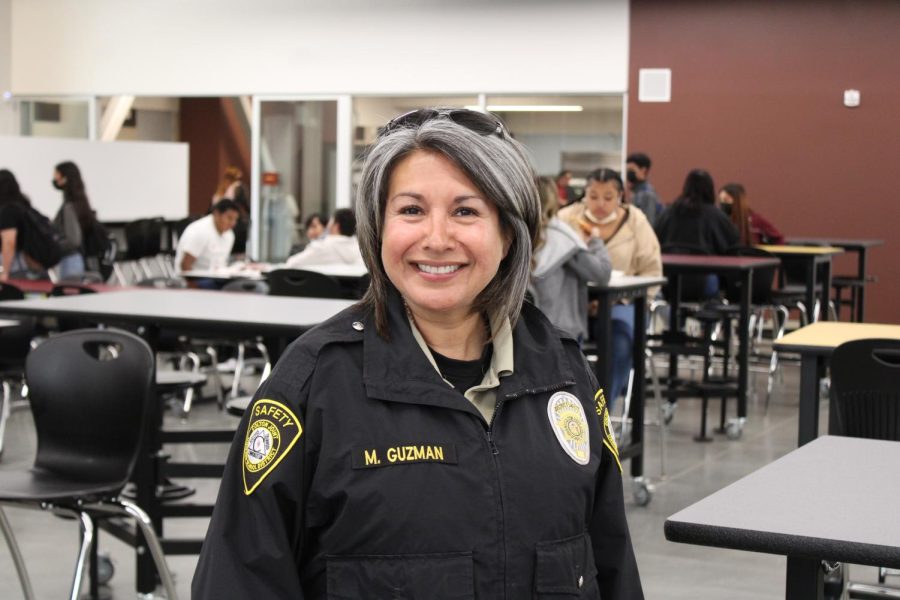 Melinda Guzman has been a security officer at CHS for nine years.