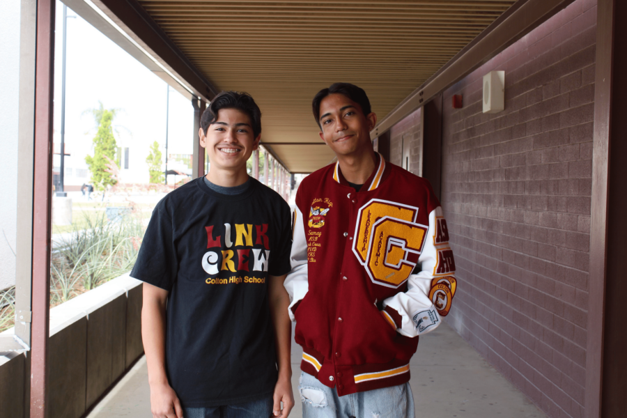 Aidan Smith and Samay Ramachhita are determined to make a huge impact as Link Crew leaders this year.