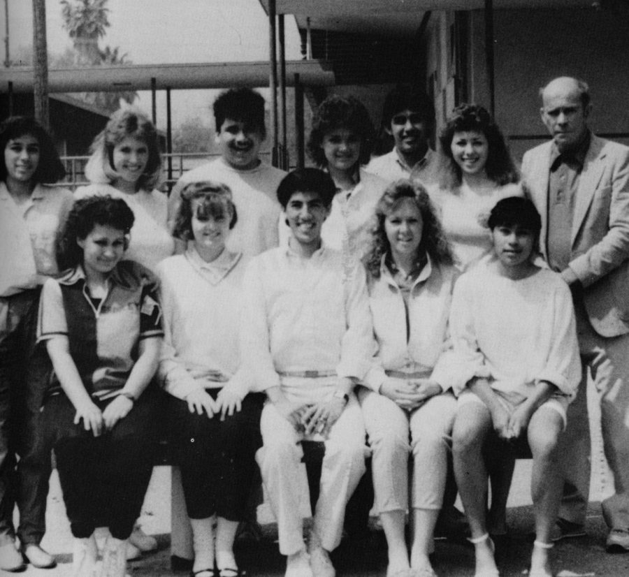 The CHS Mock Trial team made school history in 1985. Featured are Christine Hatch, Paula Wilson, Ernest Cisneros, Nori Sagomonian, Maria Douglas, Toki Hughes, Catherine Hudgins, Kelly Hardison, Elizabeth Rodriguez, Arthur Hernandez, and Edward Estrada.