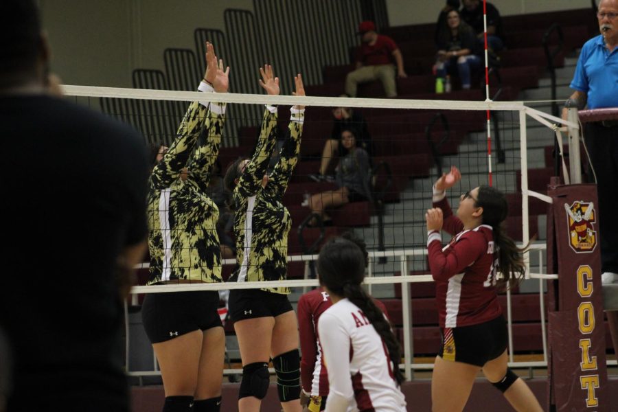Arroyo Valley defeated the Yellowjackets in straight sets on Sept. 23.