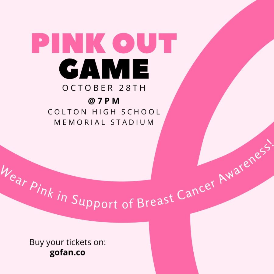 CHS is painting Memorial Stadium PINK on Friday night in support of Breast Cancer Awareness Month, and to honor Seniors on Senior Night.
