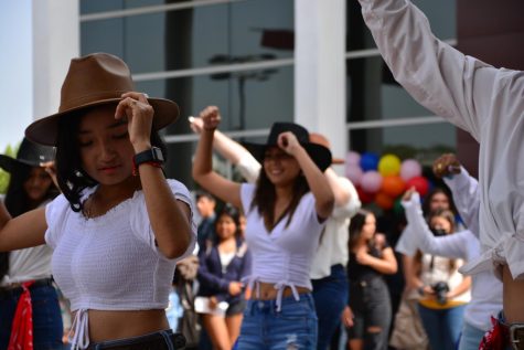 Colton Highs Dance Club performs at the second annual Hispanic Heritage Month celebration on October 14, 2022.