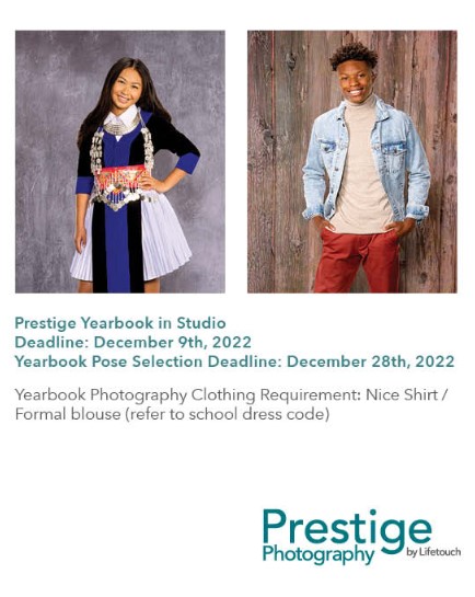 Prestige Portraits will visit Colton High School for senior portrait appointments from Oct. 6-14.