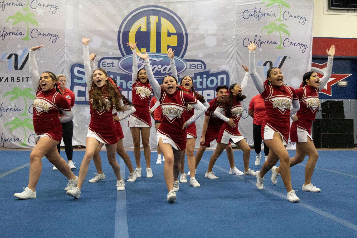 Cheer ‘hits zero,’ becomes first Colton cheer squad to compete at CIF ...