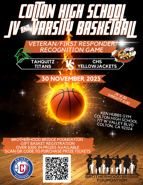 The games will be held at the Ken Hubbs Gym Colton High School, 777 West Valley Boulevard, Colton.