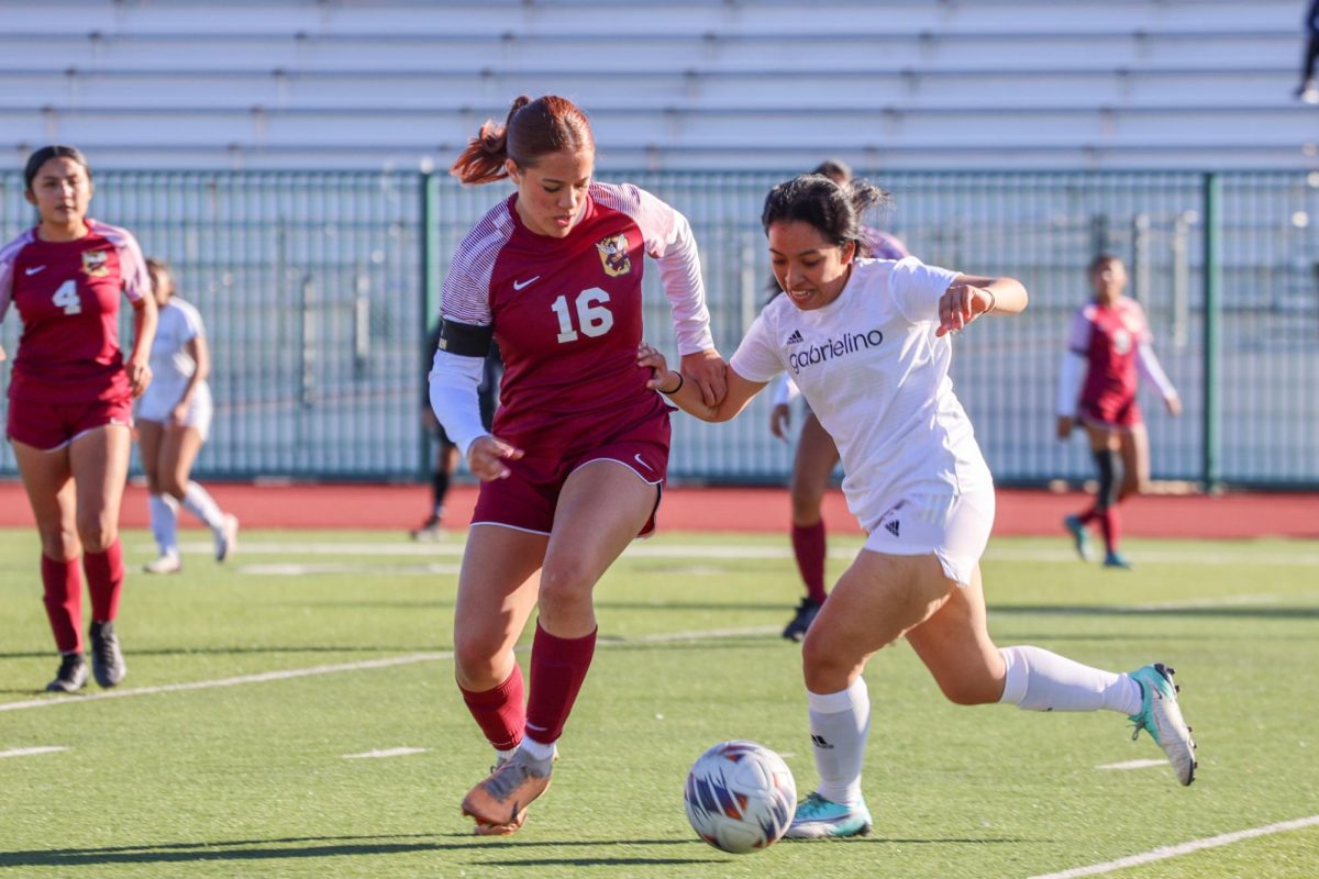 Anna Bailey had three goals in Coltons 5-1 victory over Gabrielino High in round 2 of the CIF playoffs on Feb. 10.