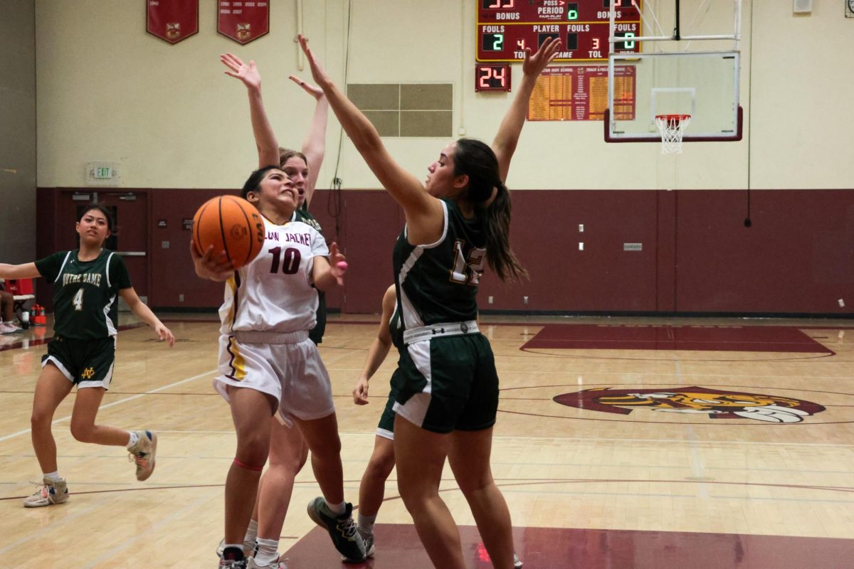 Savannah Govea fought hard all game to get into the lane for better looks at the basket.
