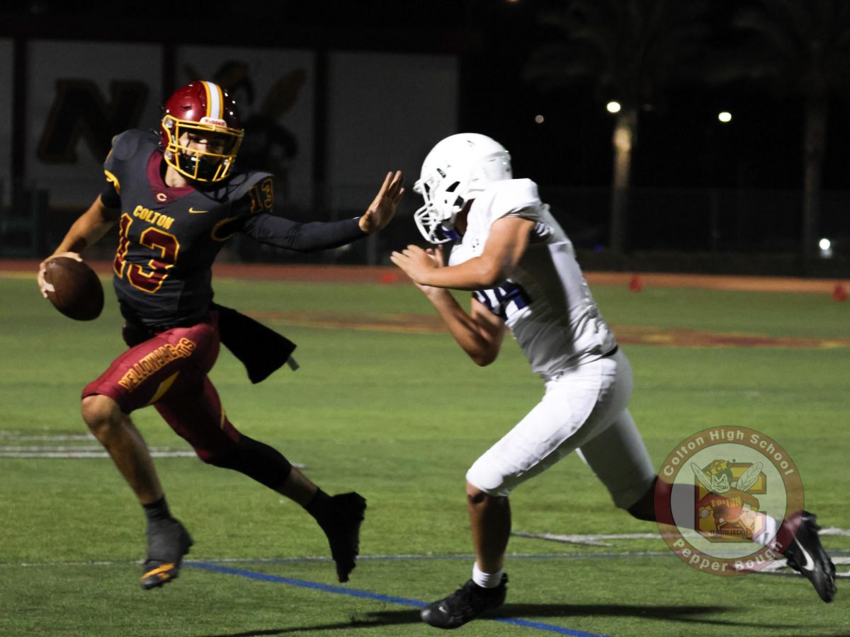 Koa Regalado has a breakout opening game, leading the Yellowjackets to a 43-7 victory over Jurupa Valley.