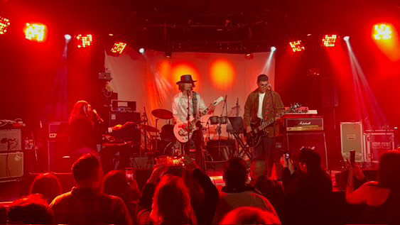 CHS freshman, Nicholas Olalde (far right, on bass guitar), rocked the Whisky a Go Go on Jan. 11 with his band, Crimson Revolver.