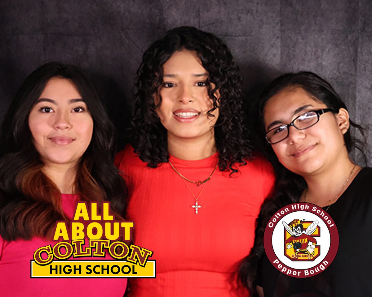 Anetsa Perez, Bianca Martinez and Jocelyn Lopez are the team bringing you "All About Colton," our podcast focused on CHS' awesome programs.