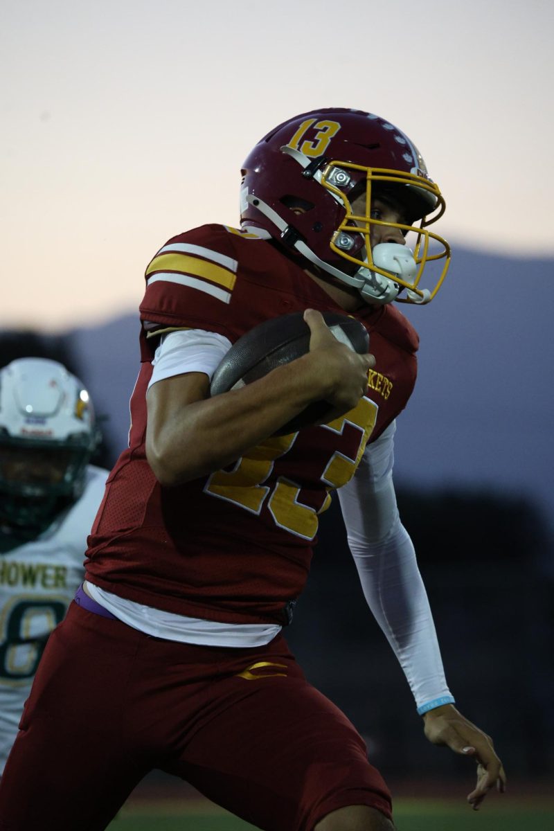 In the first half, Koa Regalado put on a strong performance, rushing for 69 yards out of the pocket.
