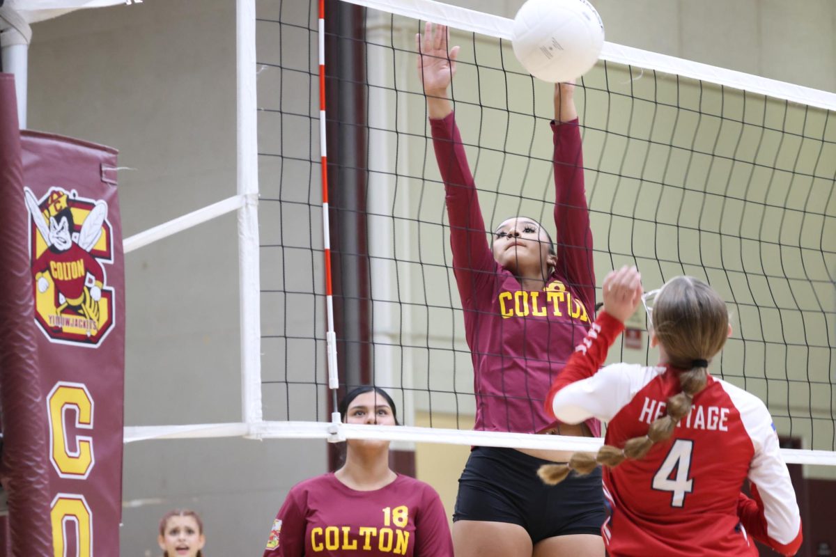 Josie Ramos puts Heritage's JV players back on their heels on Sep. 2.