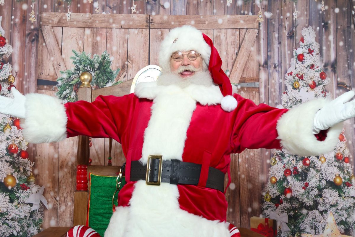 Colton High History teacher Russ Levine brings joy and spirit to the holiday season as Santa Claus.